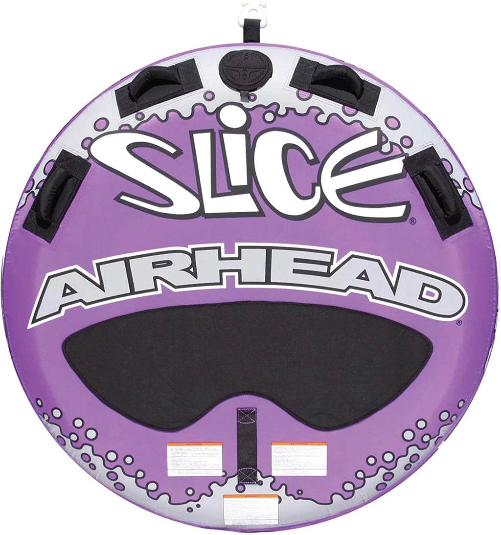 Airhead Sizelice Towable Tube for Boating 1-2 Rider Purple and Black