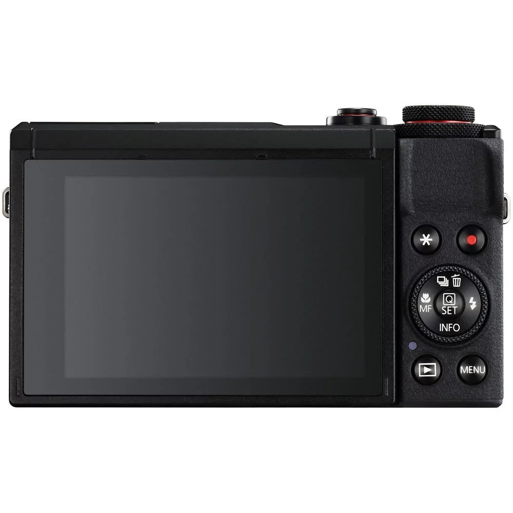 Canon PowerSizehot G7 X Mark III Digital Camera (Black) + Extra Battery + Flash - 64GB Kit