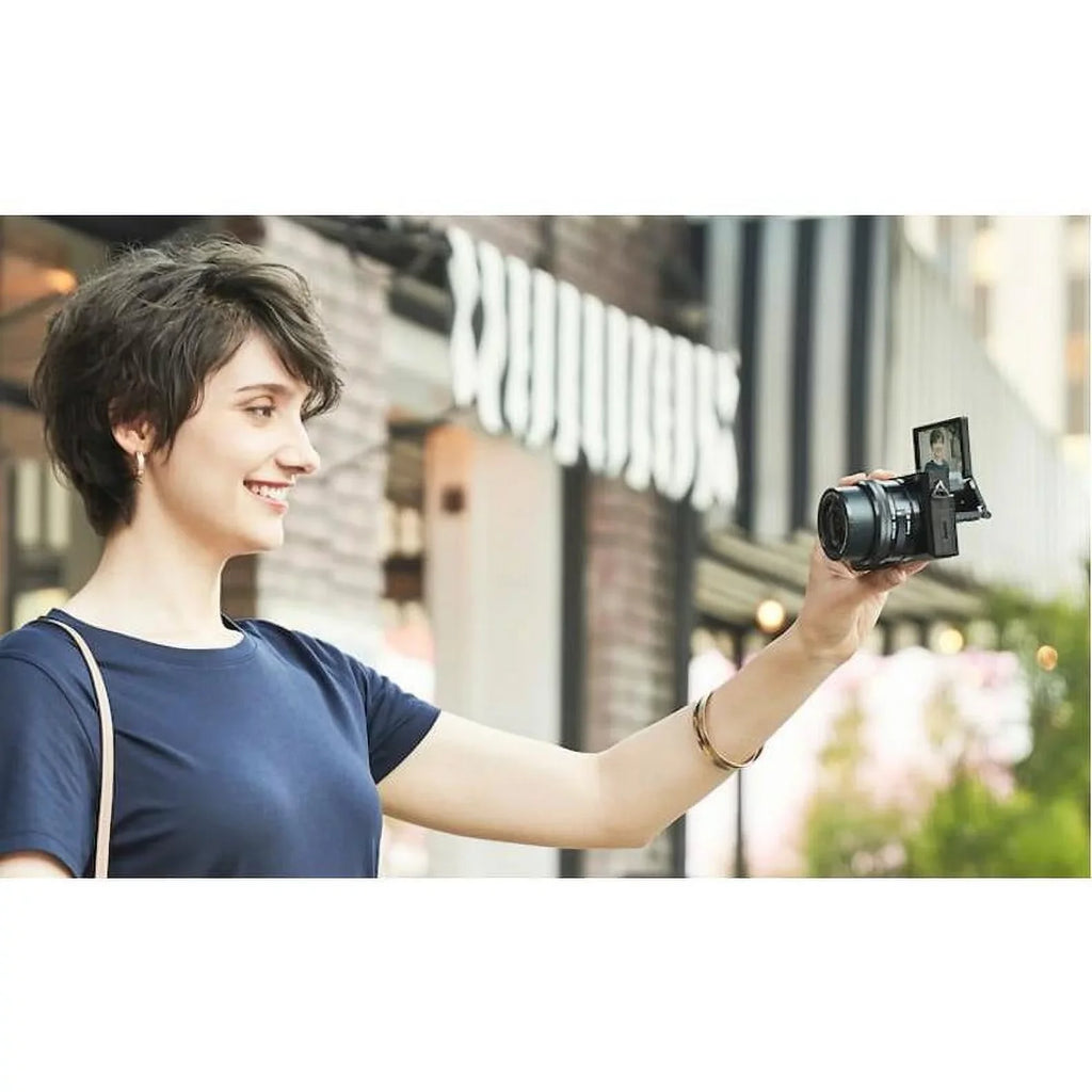 Sizeony Alpha ��6100 24.2 Megapixel Mirrorless Camera Body Only, Black
