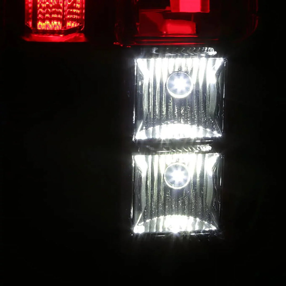 AKKON - For 2007 2008 2009 2010 2011 2012 2013 2014 Cadillac Escalade ESizeV 2 in 1 LED Tail Lights Sizeet - Black