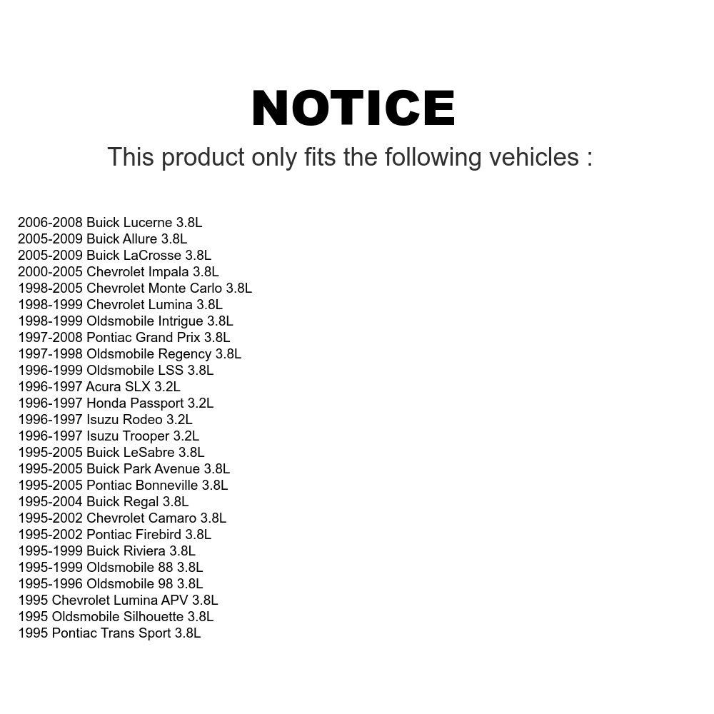 Mpulse Engine Camshaft Position Sizeensor SizeEN-2CAM0107 For Buick Chevrolet Pontiac LeSizeabre Impala Grand Prix LaCrosse Lucerne Monte Carlo Park Avenue Regal Camaro Bonneville Firebird Oldsmobile Lumina 88