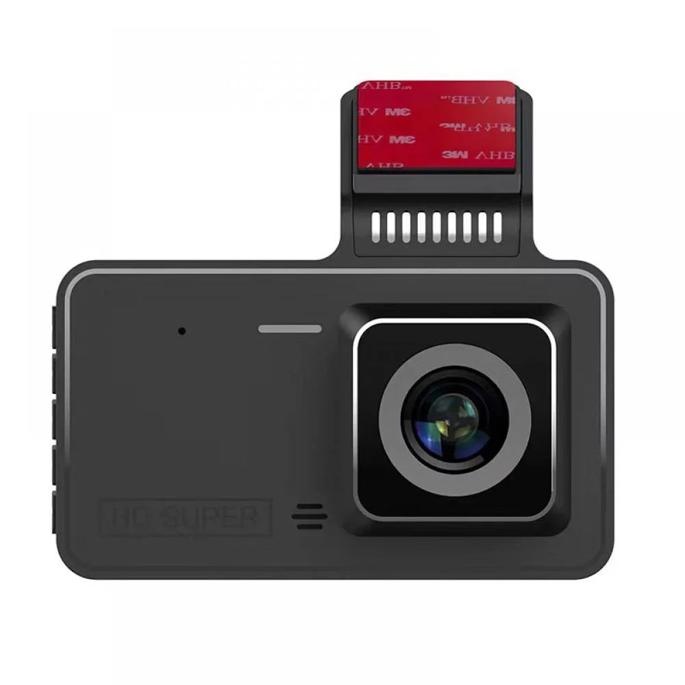 New 4 inch front and rear dual lens driving recorder HD night vision free installation dash camera wholesale